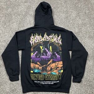 Vitriol Beyond Eternity Hoodie Mens Small Black Everlasting‎ Graphic Streetwear